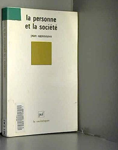 La personne et la société