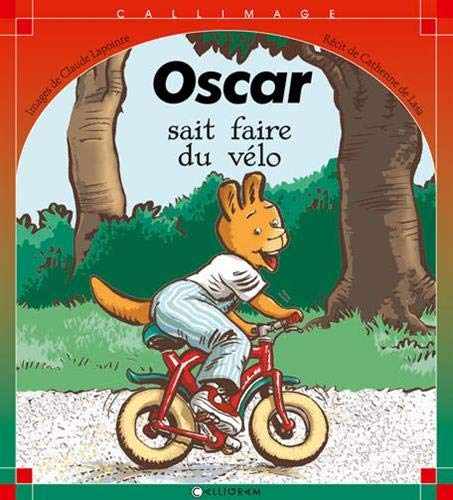 Oscar sait faire du vélo
