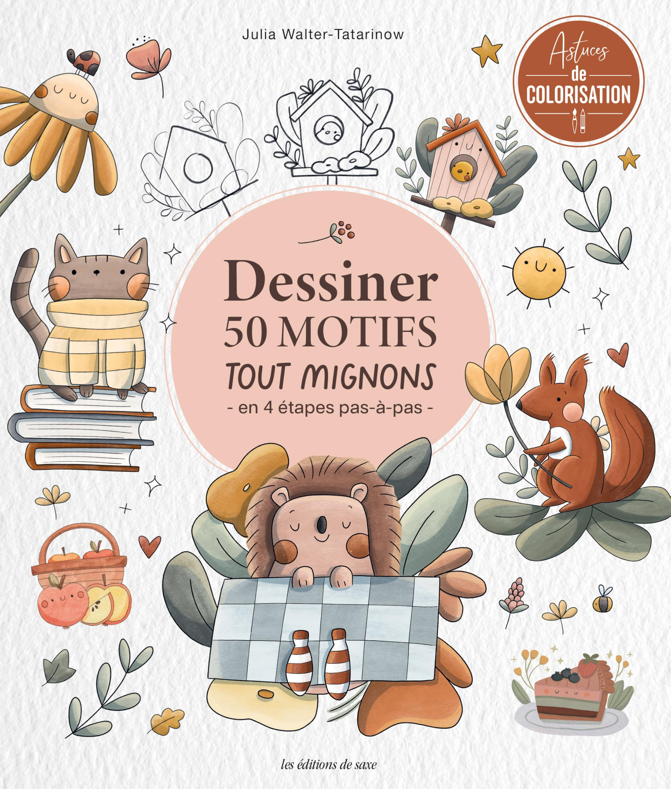 Dessiner 50 motifs tout mignons : en 4 étapes pas-à-pas