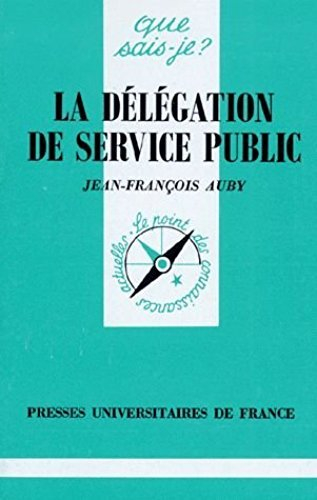 La Délégation de service public