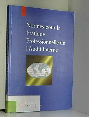 normes pour la pratique professionnelle de l'audit interne
