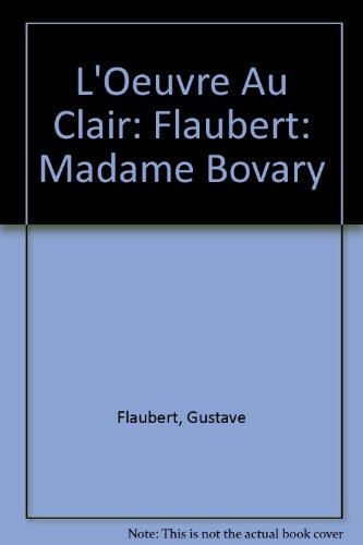 Madame Bovary, Flaubert