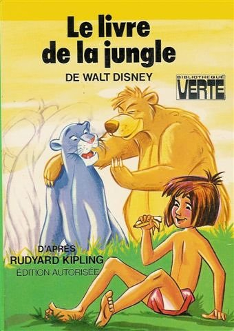 le livre de la jungle : collection : bibliothèque verte cartonnée