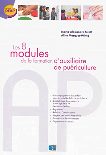 Les 8 modules de la formation d'auxiliaire de puériculture