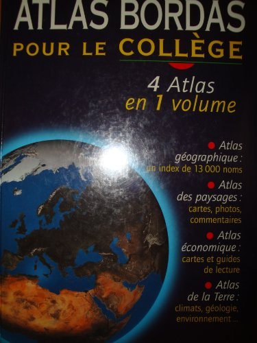 Atlas Bordas pour le collège