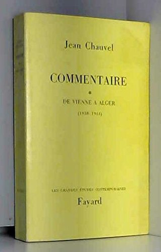 commentaire t. 1 de vienne a alger