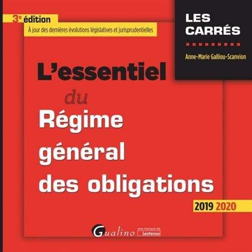 L'essentiel du régime général des obligations : 2019-2020