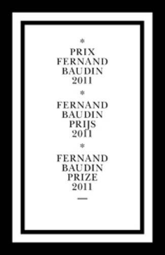 Prix Fernand Baudin 2011
