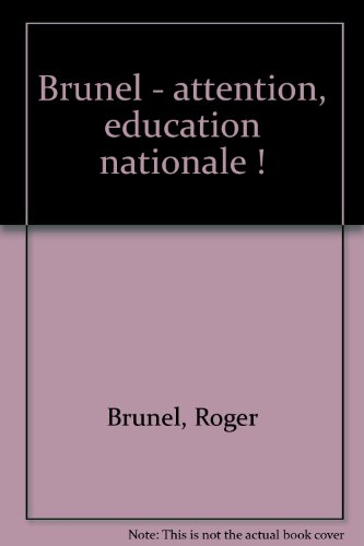 Attention, éducation nationale