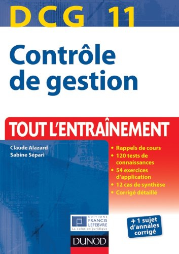 Contrôle de gestion, DCG 11 : tout l'entraînement