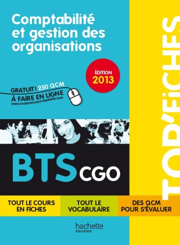 Comptabilité et gestion des organisations, BTS CGO