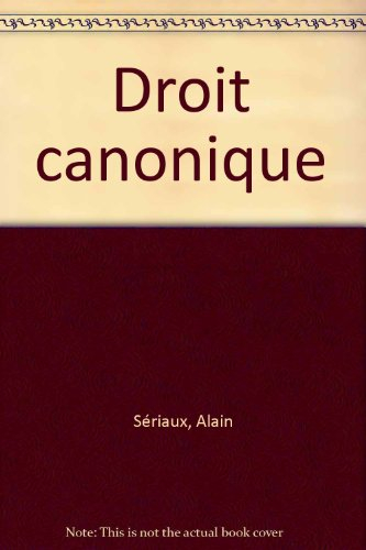 Droit canonique
