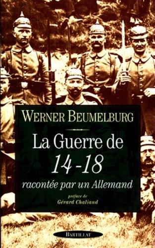 la guerre de 1914-1918 racontee par un allemand