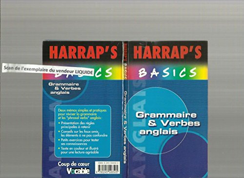 Harrap's basics grammaire et verbes anglais