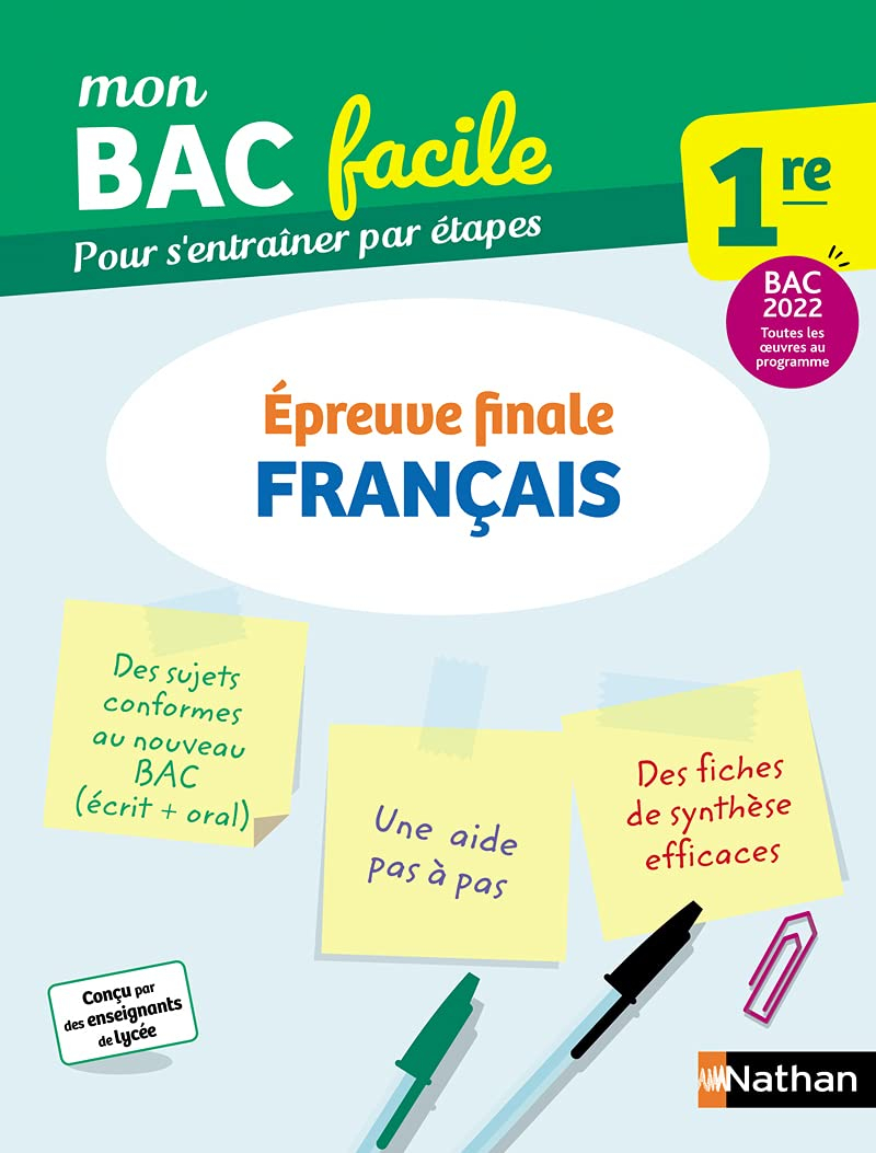 Français 1re : épreuve finale : bac 2022, toutes les oeuvres au programme