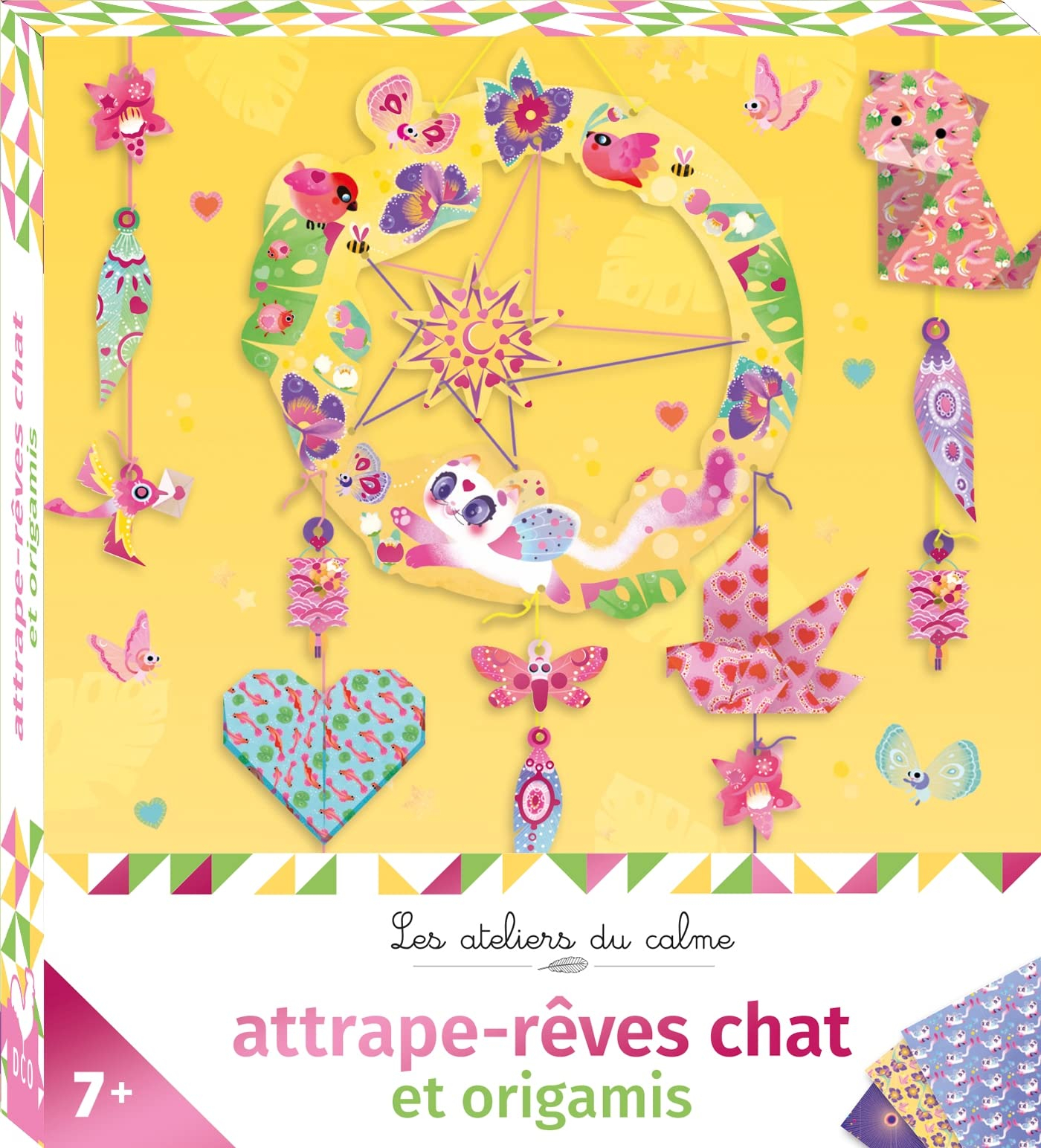 Attrape-rêves chat et origamis