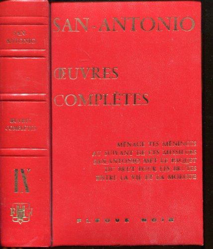 san-antonio : oeuvres complètes, tome ix