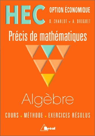 Algèbre : HEC option économique