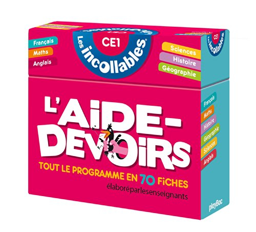 L'aide-devoirs, CE1 : tout le programme en 50 fiches élaborées par des enseignants : français, maths