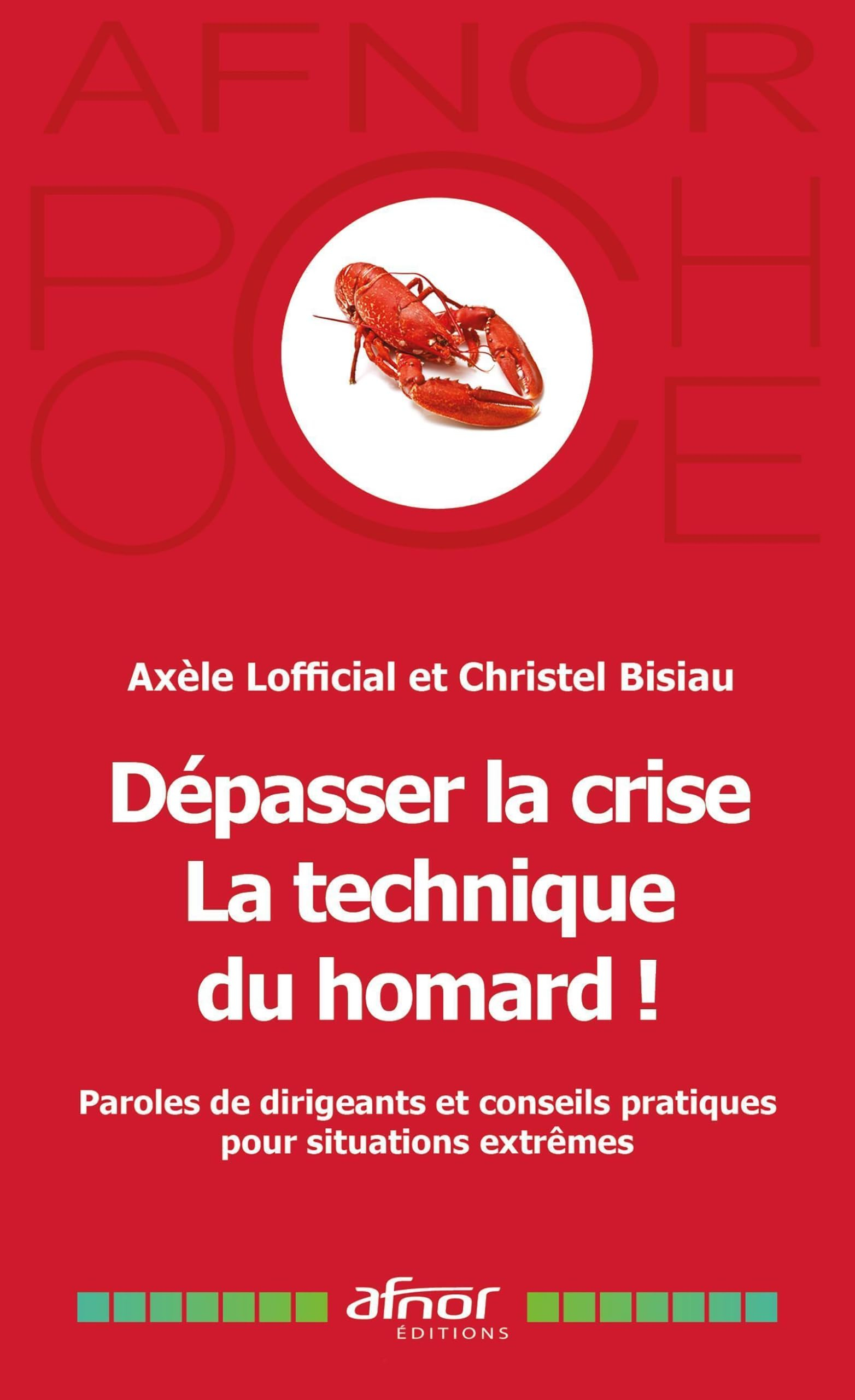 Dépasser la crise : la technique du homard ! : paroles de dirigeants et conseils pratiques pour situ