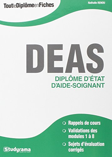 DEAS, diplôme d'Etat d'aide-soignant