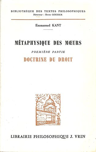 métaphysique des moeurs