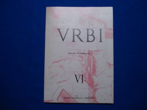 Revue Urbi, numéro 6