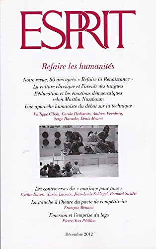 esprit, n, 390, décembre 201 : refaire les humanités