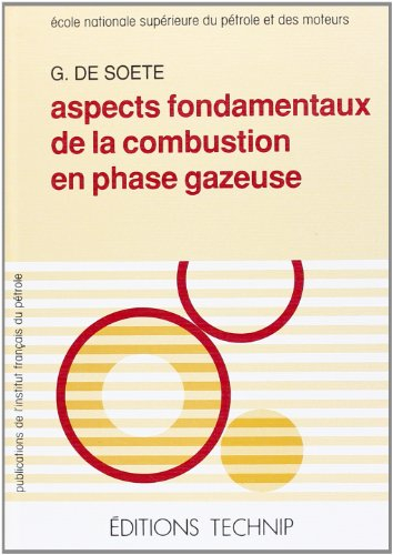 Aspects fondamentaux de la combustion en phase gazeuse