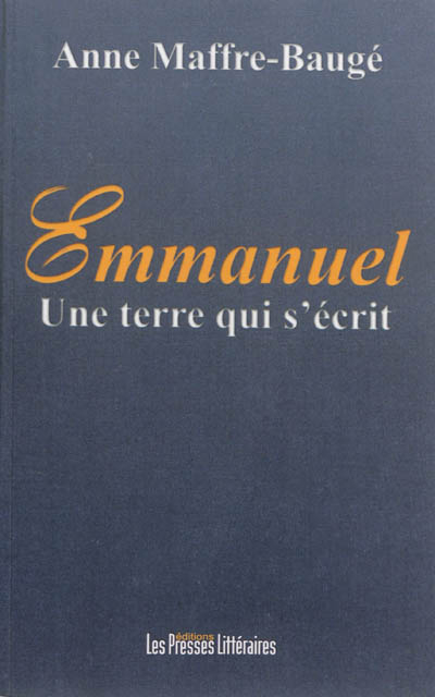 Emmanuel : une terre qui s'écrit