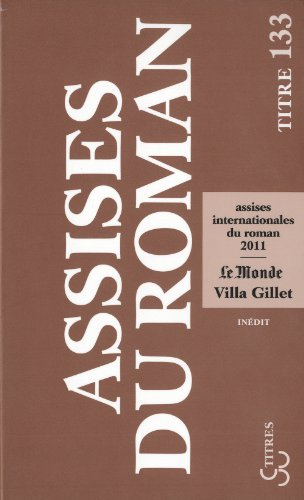Les assises internationales du roman 2011