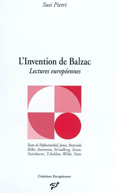 L'invention de Balzac : lectures européennes