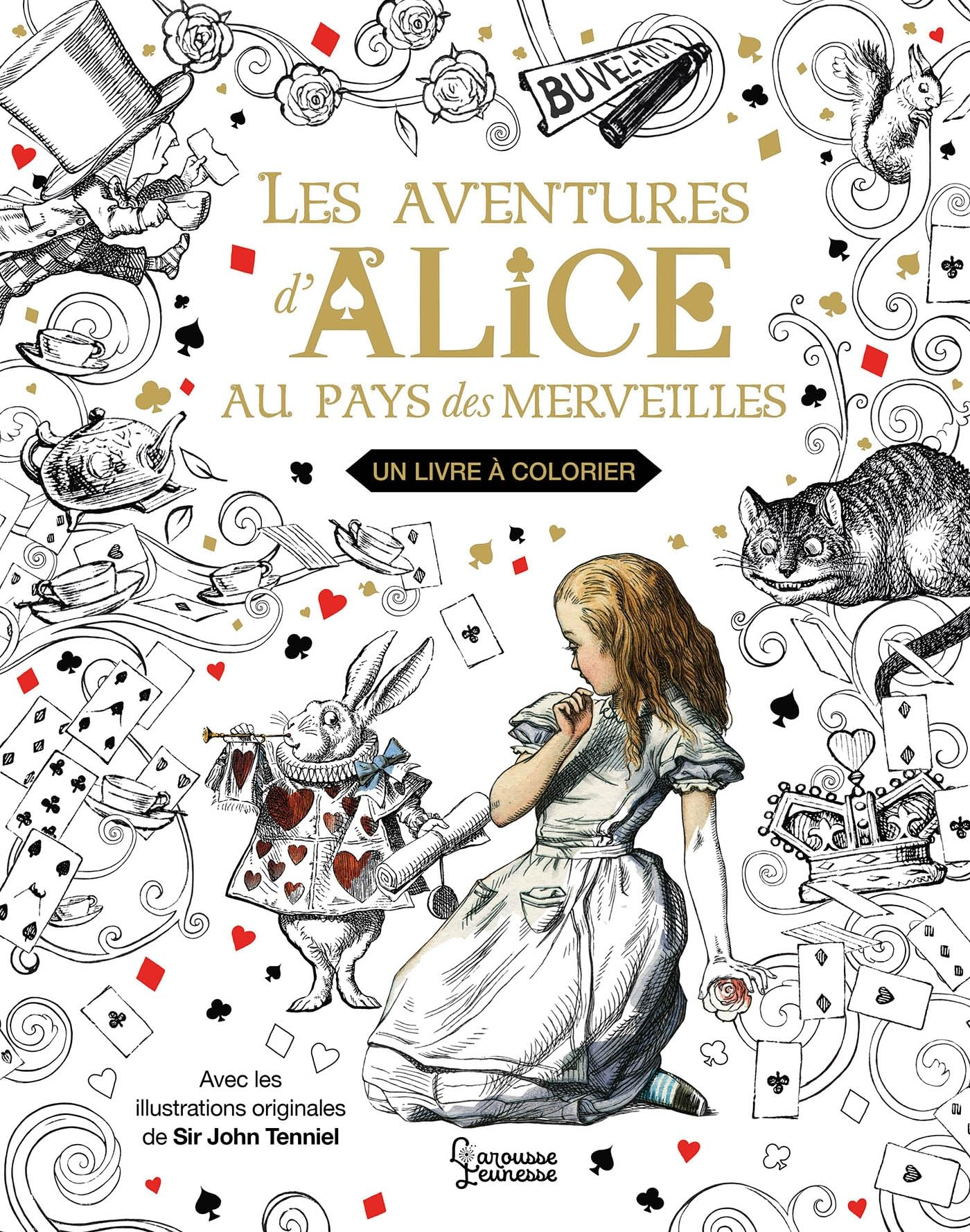 Alice au pays des merveilles : Un livre à colorier