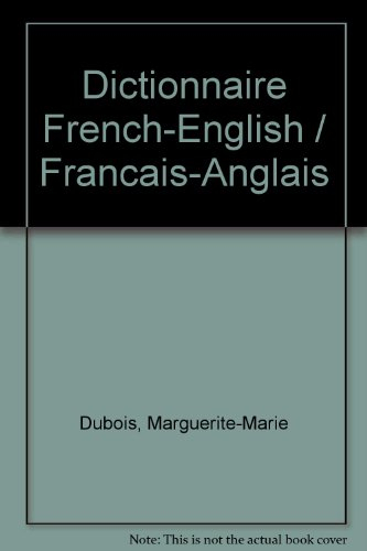 Dictionnaire français-anglais, anglais-français