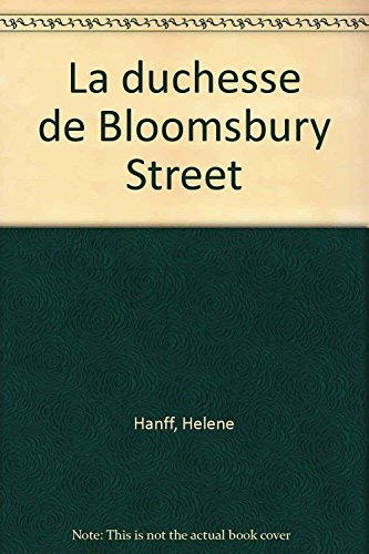 La duchesse de Bloomsbury Street