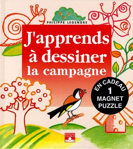 j'apprends à dessiner la campagne : avec un magnet puzzle