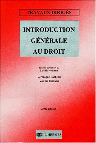Introduction générale au droit