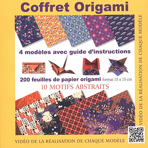 Coffret origami : 10 motifs abstraits : 4 modèles avec guide d'instructions