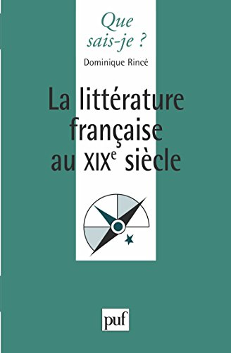 La Littérature française du 19e siècle