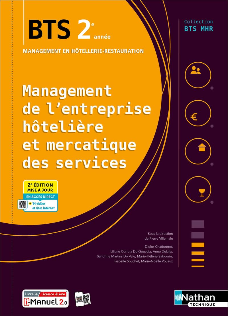 Management de l'entreprise hôtelière et mercatique des services, BTS management en hôtellerie-restau