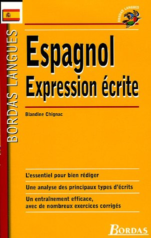 Espagnol, expression écrite
