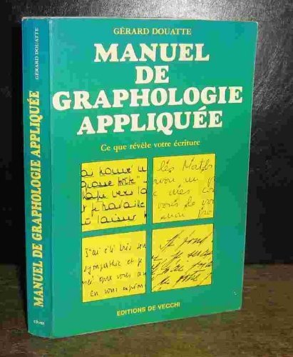 manuel de graphologie appliquée