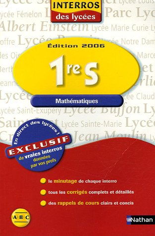 Mathématiques 1re S