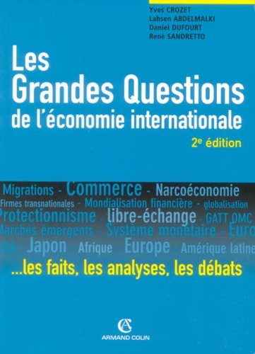 Les grandes questions de l'économie internationale