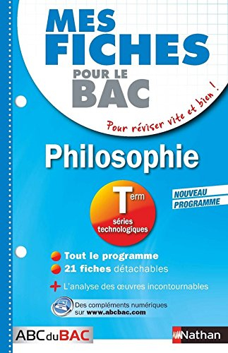 Philosophie terminale séries technologiques : nouveau programme