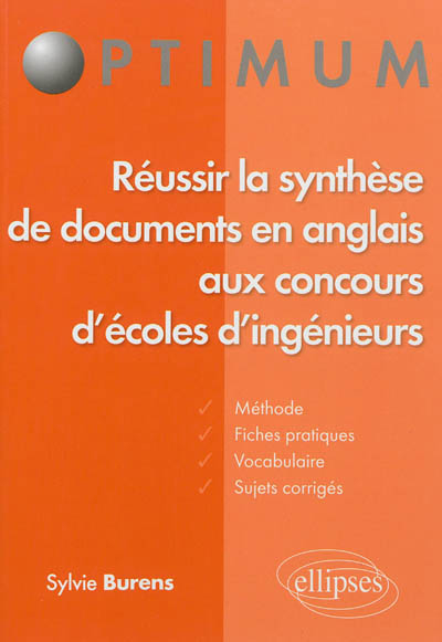 Réussir la synthèse de documents en anglais aux concours d'écoles d'ingénieurs