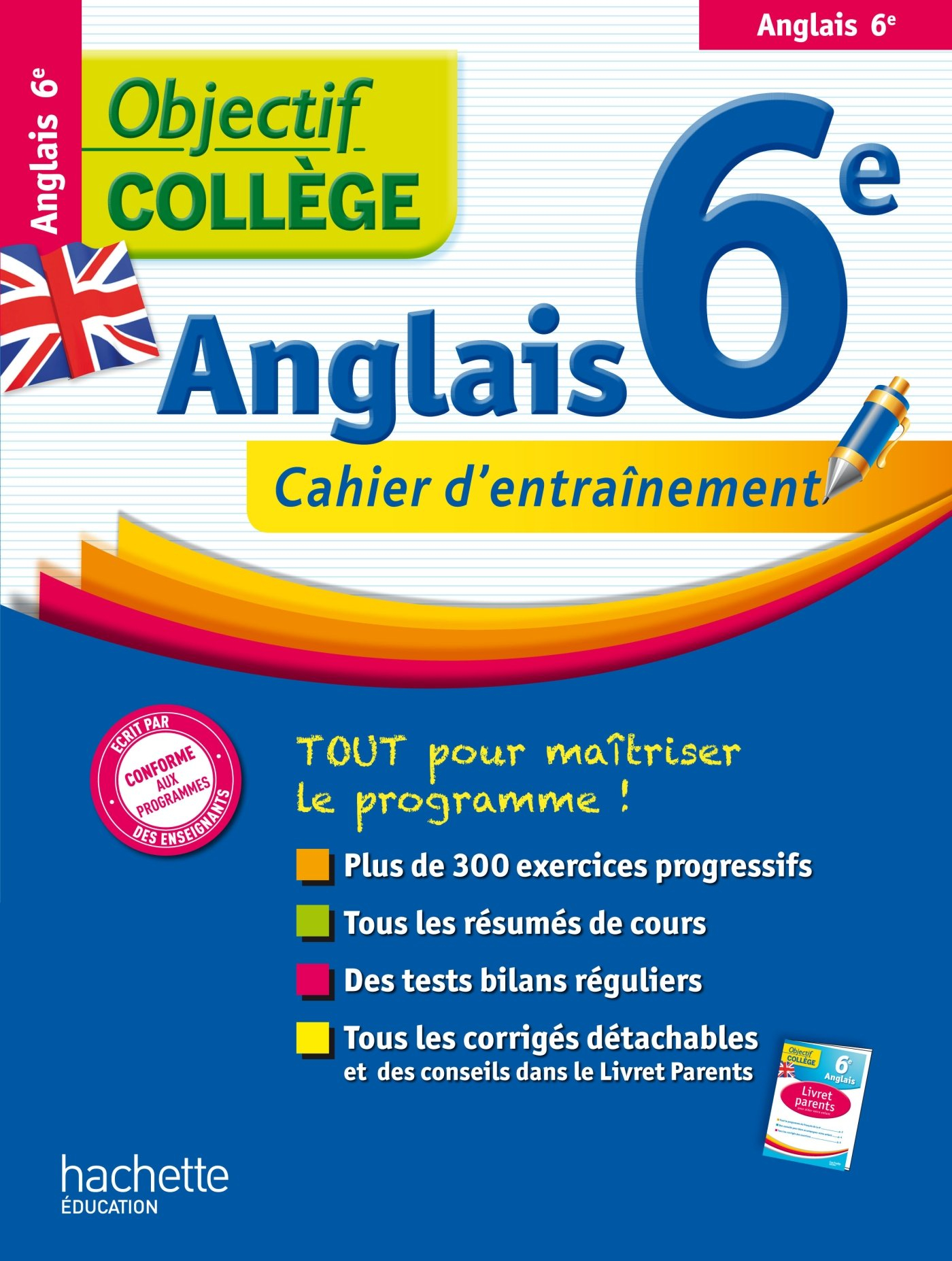Anglais 6e : cahier d'entraînement