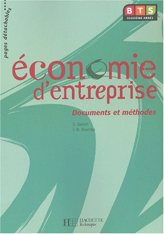 economie d'entreprise, bts 2e année : livre de l'élève