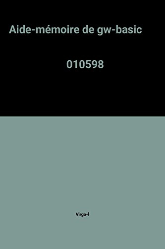 Aide-mémoire de GW-Basic