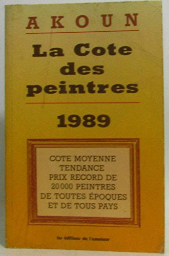 la cote des peintres